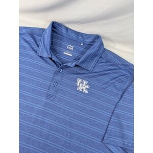Cutter Buck Kentucky Wildcats blue performance polo shirt Adult Basketball XXL